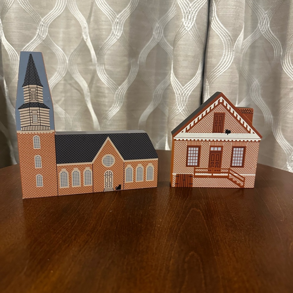 The Cat’s Meow Village Wooden Collection Series Houses